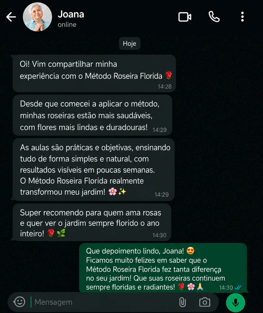 Depoimento de aluno